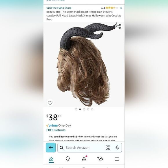 Complete Beast costume - men's small/medium - Picture 9 of 13